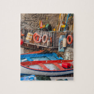 Puzzle Bateaux dans Cinque Terre Italie