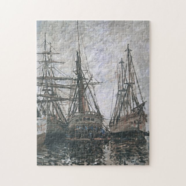 Puzzle Bateaux dans un port Monet Art (Vertical)