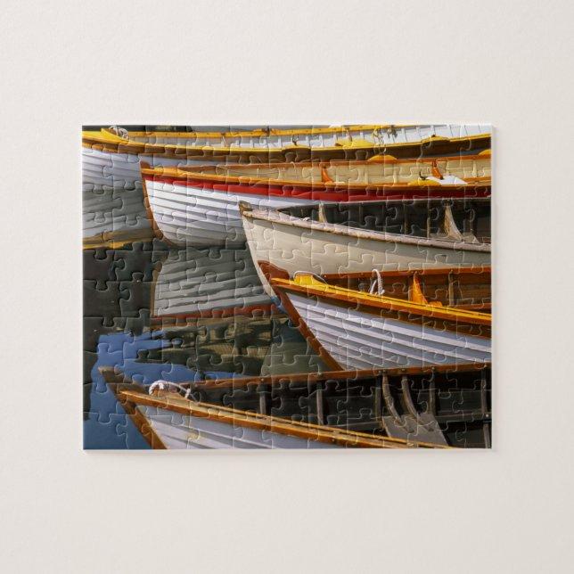 Puzzle Bateaux de couleur vive au Wooden Boat Center (Horizontal)