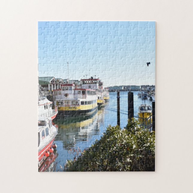 Puzzle Bateaux de la Nouvelle-Angleterre Old Port Portlan (Vertical)