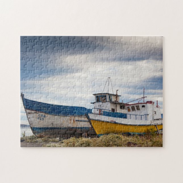 Puzzle  Bateaux de pêche (Horizontal)