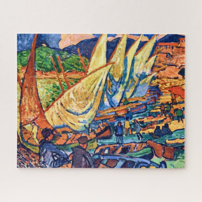 Puzzle Bateaux de pêche, Collioure | Andre Derain | (Horizontal)