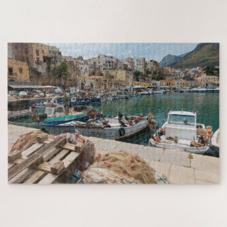Puzzle Bateaux de pêche dans le port de Castellammare del