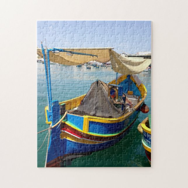 Puzzle Bateaux de pêche de Malte. (Vertical)