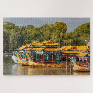 Puzzle Bateaux Dragons Touristiques Lac Kunming