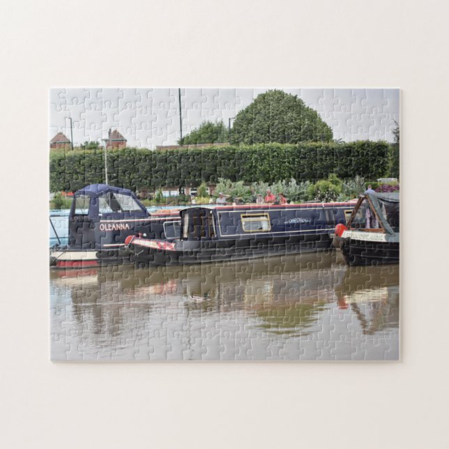 Puzzle Bateaux du canal sur la rivière Avon, Stratford-Up (Horizontal)