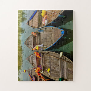 Puzzle Bateaux Lanternes de Hoi An, Vietnam