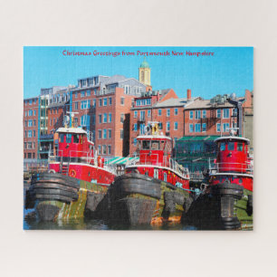 Puzzle Bateaux remorqueurs Portsmouth New Hampshire. Puzz