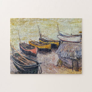 Puzzle Bateaux sur la plage Monet Art