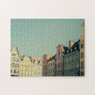 Puzzle Bâtiments colorés à Wroclaw, Pologne