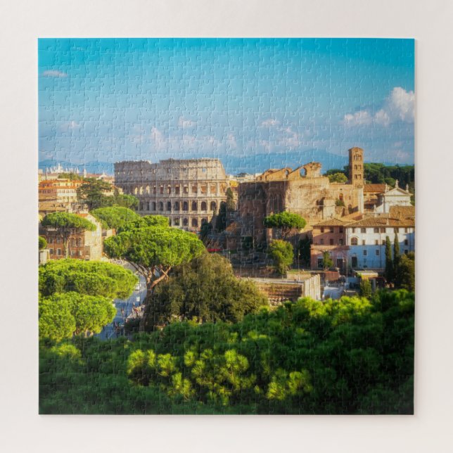 Puzzle Bâtiments du Colisée Historique Rome Italie Skylin (Vertical)