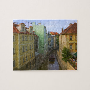 Puzzle Bâtiments historiques avec canal, Prague, Républiq