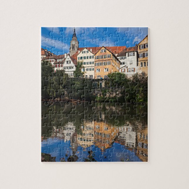 Puzzle Bâtiments Le long de la rivière| Allemagne (Vertical)