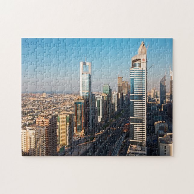 Puzzle Bâtiments le long de Sheikh Zayed Road, Dubaï (Horizontal)