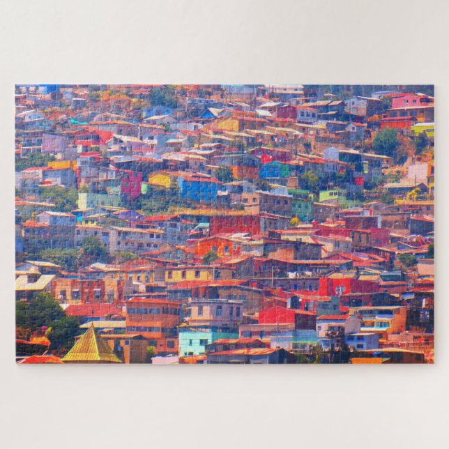 Puzzle bâtiments valparaiso (Horizontal)