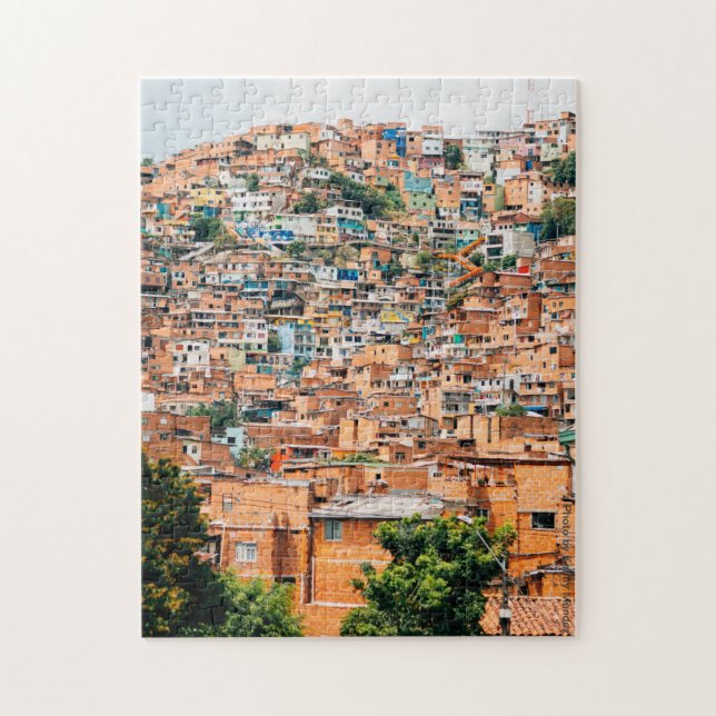 Puzzle Bâtiments Ville de Medellin, Colombie (Vertical)