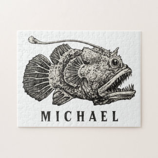Puzzle Baud Poisson Pêcheur Poisson de Mer Profonde Nom P