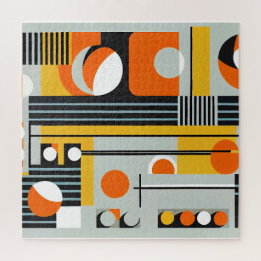 Puzzle Bauhaus Conception géométrique 01 Parfait Pour