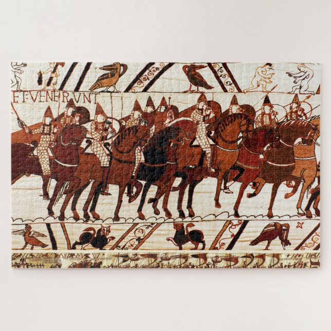PUZZLE BAYEUX TAPESTRIE ARMÉE NORMALE, CHEVALIERS (Horizontal)