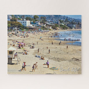 Puzzle Beach Life ! Laguna Beach sable et personnes