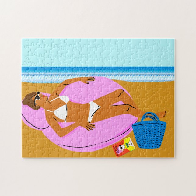 Puzzle Beachy Keen - rose (Horizontal)