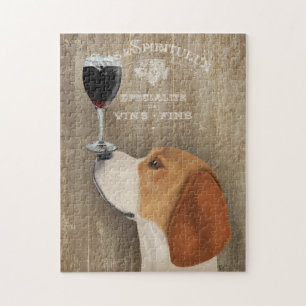 Puzzle Beagle Dog Au Vin