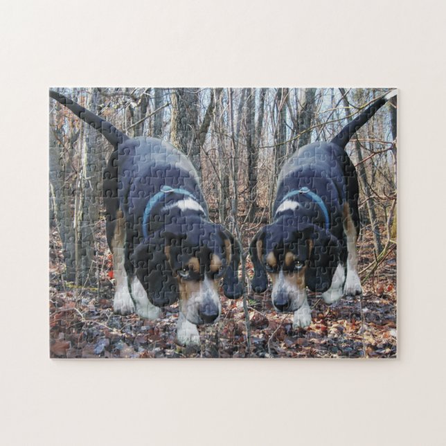 Puzzle Beagles de chasse (Horizontal)