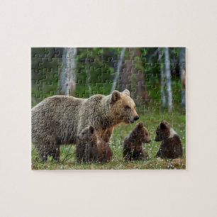 Puzzle-Bear Family Jigsaw Puzzle