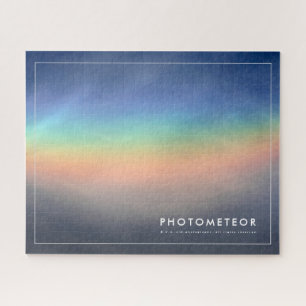 Puzzle Beau arc-en-ciel éblouissant dans les nuages