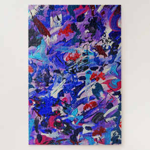 Puzzle Beau bleu abstrait