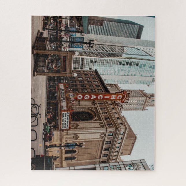 Puzzle Beau Centre-Ville Chicago Illinois (Vertical)