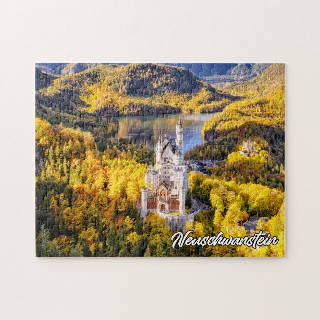 Puzzle Beau Château de Neuschwanstein, Allemagne (Horizontal)