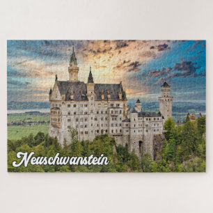 Puzzle Beau Château de Neuschwanstein, Allemagne