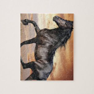 Puzzle Beau Cheval Noir