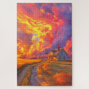 Puzzle Beau coucher de soleil