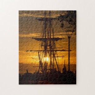 Puzzle Beau coucher de soleil de San Diego avec grand nav