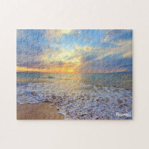 Puzzle Beau coucher de soleil hawaïen