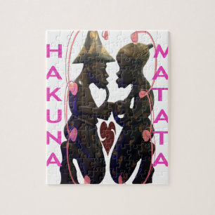 Puzzle Beau Couple Africain Incroyable : Un Art Romantiqu