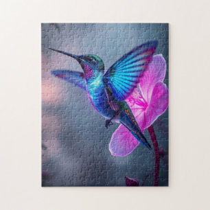 Puzzle Beau jardin de colibris