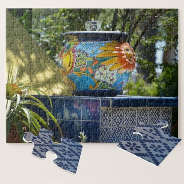 Puzzle Beau jardin inspiré mexicain (Créateur téléchargé)