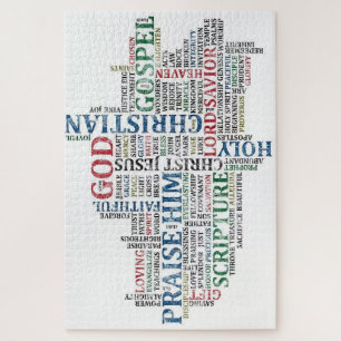 Puzzle Beau Mot Religieux Art