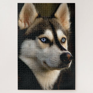 Puzzle Beau Oreiller Husky Lrow