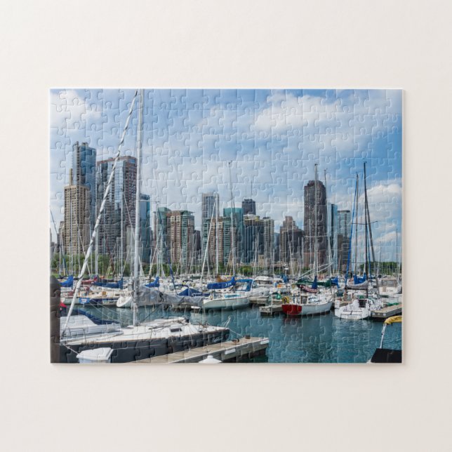 Puzzle Beau port de Chicago (Horizontal)