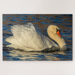 Puzzle Beau Swan et eau Bleue