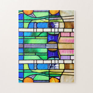 Puzzle Beau Verre vert