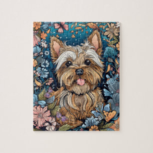 Puzzle Beau Yorkshire Terrier/Yorkie Chien