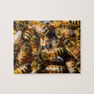 Puzzle Beaucoup d'abeilles de miel