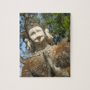 Puzzle Beaucoup Face Wai ... Nong Khai, Isaan, Thaïlande