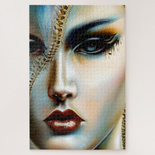 Puzzle Beauté éthérée Déesse dorée