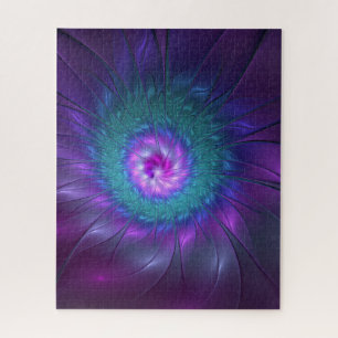 Puzzle Beauté florale Abstraite Fleur d'art fractionnée c